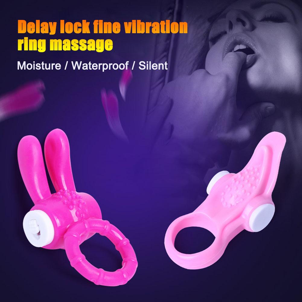 Vibrating Penis Ring Clitoral Stimulator Cock Rings Vibrator for Man Delay Ejaculation Sex Toys For Couple