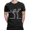 Men Women La Linea Falling Leaves T Shirts  Cotton Clothing Novelty Short Sleeve O Neck Tees Plus Size T-Shirts