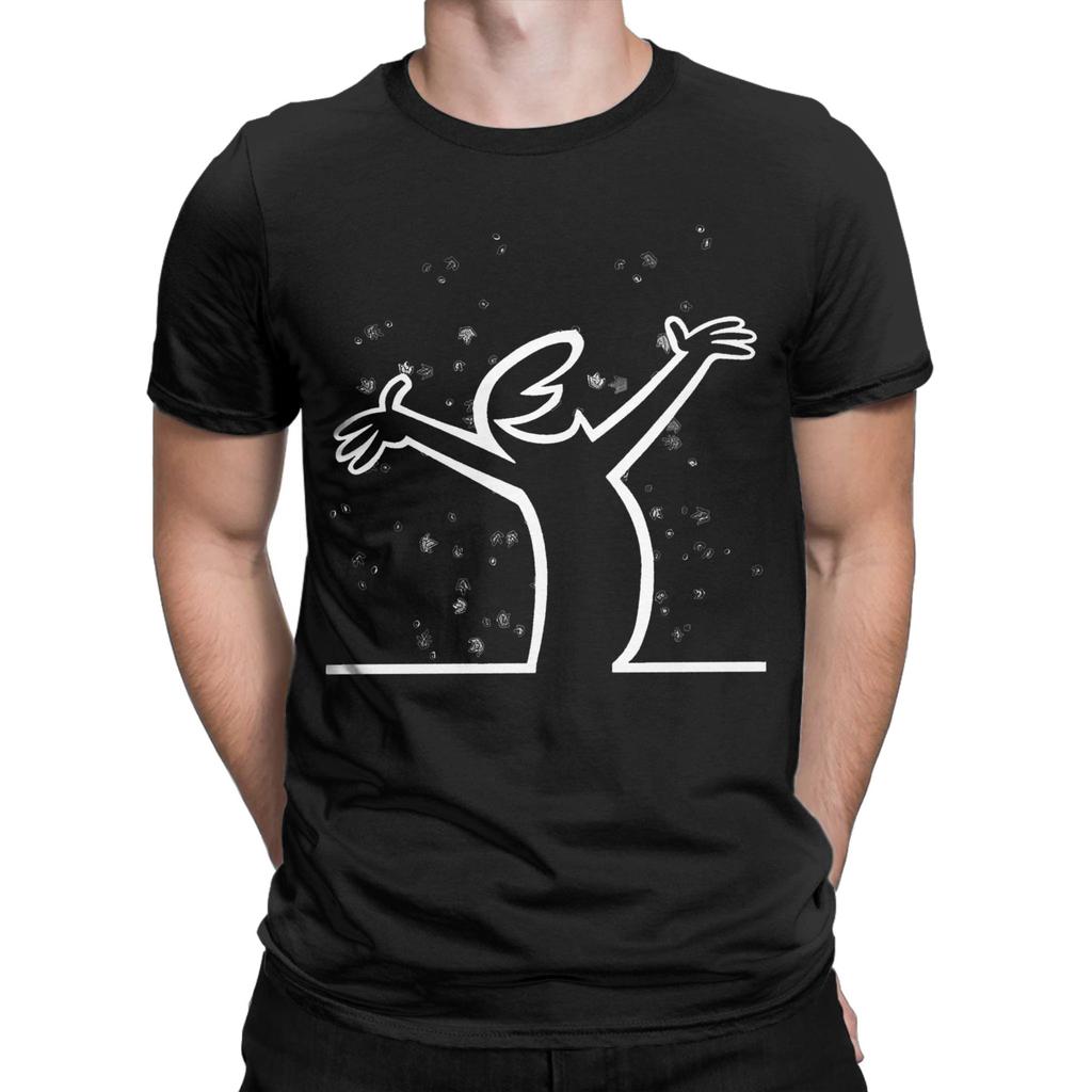 Men Women La Linea Falling Leaves T Shirts  Cotton Clothing Novelty Short Sleeve O Neck Tees Plus Size T-Shirts