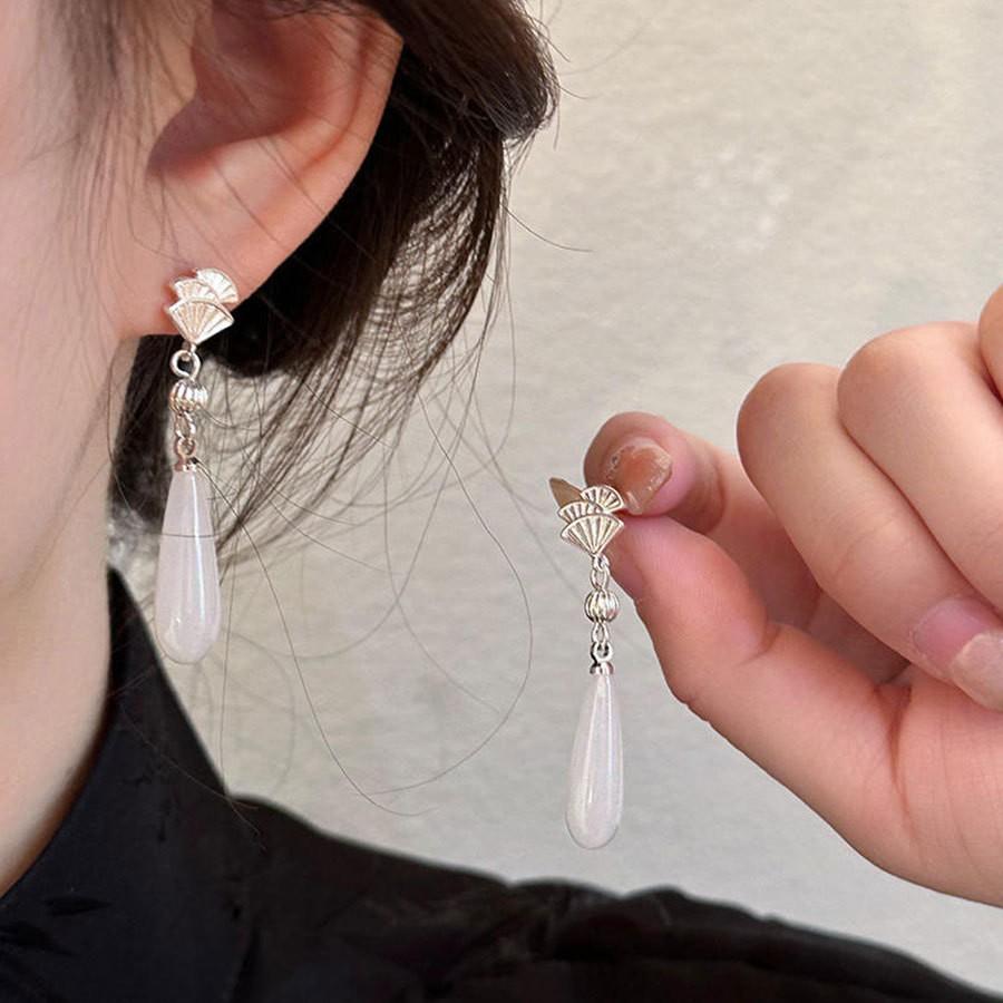 

Женские темпераментные длинные серьги в античном стиле с кисточкой, серьги и подвески One Size серебряный