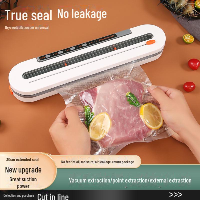 Kompaktní automatická vakuová balička pro konzervaci potravin