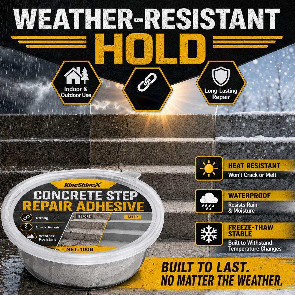 Concrete Crack Filler Repair Adhesive High Strength Strong Bonding Waterproof Cement Floor Driveway Walkway Step Patch Sealant