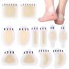Selinear Thickened Anti-Blister Tape, 12-Pack, Transparent Gel Pads, Waterproof Foam Pain Relief Sheets, Stealth Wear-Resistant, Polishes Toes, Forefo