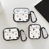 Grid Cartoon Cat Case For Airpods 2 Pro 3 Pro3 Pro2 1 4 Earphone Cases Cover