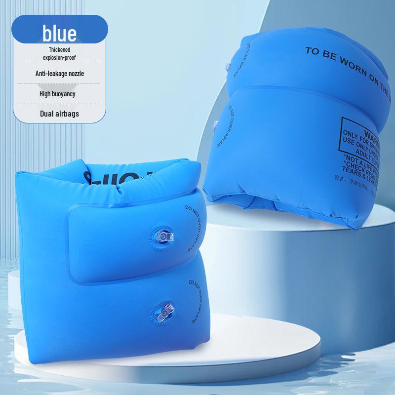 Dicke aufblasbare Wassermanschetten: Doppelairbag-Schwimmärmel für Erwachsene und Kinder