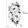 Black Butterfly Owl Sunflower Set Water Transfer Simulation Temporary Tattoo Sticker