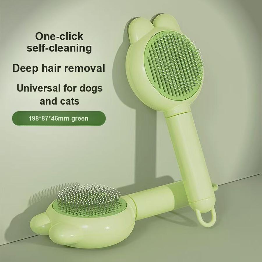 Rabbit Ear Comb Pet Grooming Brush for Cats and Dogs, Hair Removal Massage Tool Cat Licking Device Source Factory Agent Sales