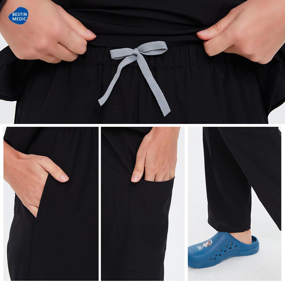 Doctor Nurse Scrub Set Hospital Uniforms Clinic Medical Surgeon Nursing Clothes Dental Pediatric Beauty Salon Work Suit S23