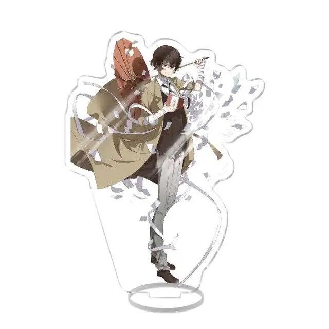 New Bungo Stray Dogs Anime Figure Acrylic Stand Model Toy Dazai Osamu Nakahara Chuuya Ryunosuke New Year Desk Decor Collect Gift