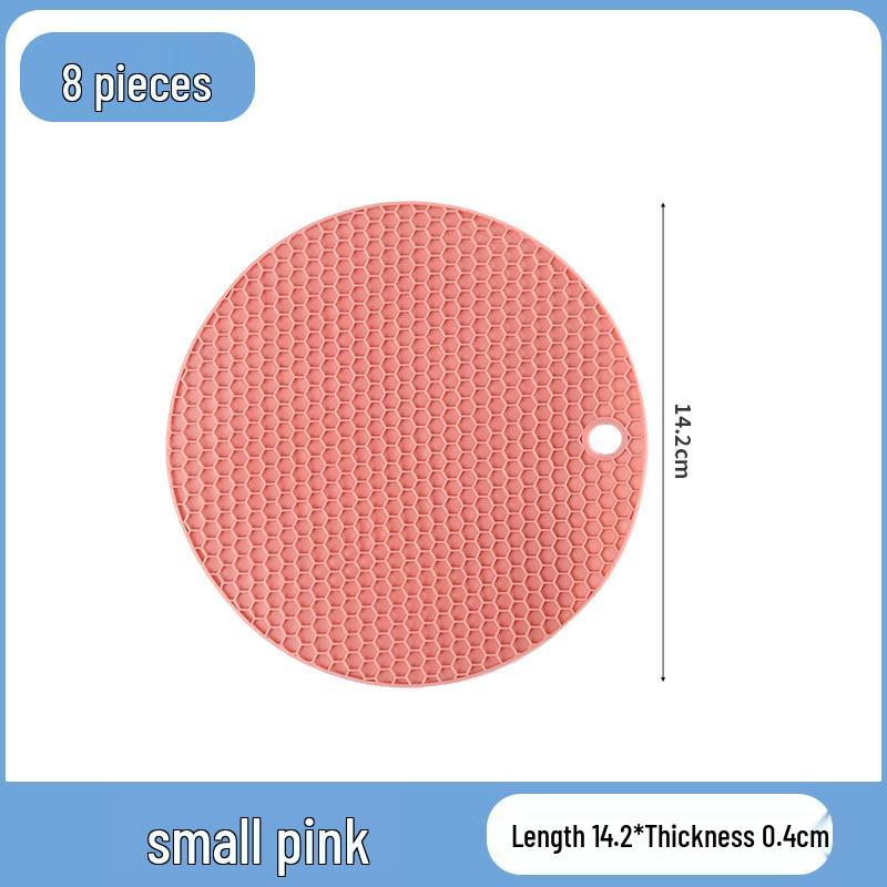 Round Silicone Honeycomb Heat-Resistant Placemat & Coaster