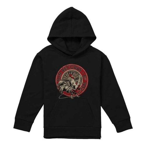 Sun Records Childrens/Kids Rooster Est 1952 Pullover Hoodie