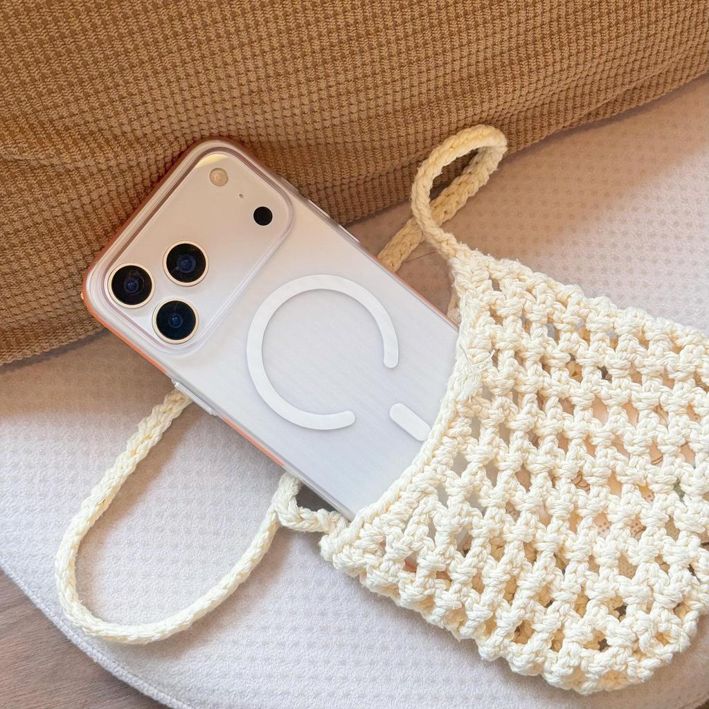 Corrugated Magnetic Anti-Slip Protective Case for iPhone 17 Pro Max - Apple Anti-Drop Design