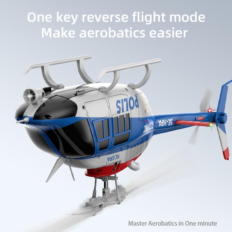 C138 PRO RC Helicopter 2.4G 6-Aixs Gyroscope 6CH Altitude Hold Optical Flow Brushless Remote Control Helicopter Toy VS Brush ERA