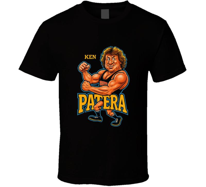 Ken Patera Retro Wrestling Legend Caricature Unisex T-Shirt S