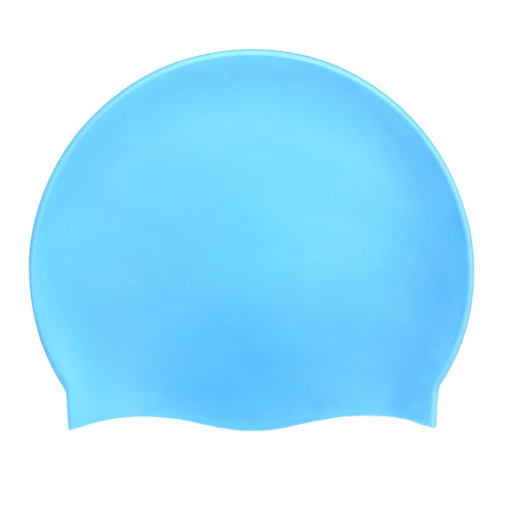 

Silicone Swim Cap,Classic Unisex,Adult & Kids,Comfortable Durable Non-Slip Elastic Waterproof Swimming Hat,for Long & Short Hair Kids светло-синий