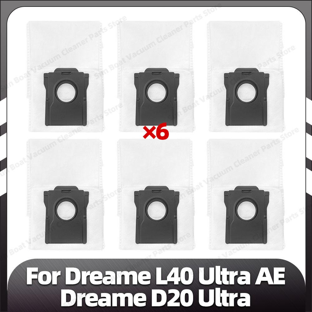 Compatible for Dreame L40 Ultra AE / Dreame D20 Ultra Replacement Main Side Brush HEPA Filter Mop Pad Dust Bag Spare Parts