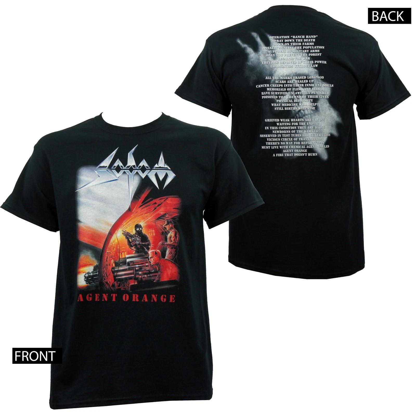 SODOM Band Agent Orange Album Cover Art T-Shirt S M L XL 2XL NEW XXXXL