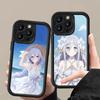 Date a Live Mio Takamiya Phone Case for iPhone 17 16 15 14 13 12 11 Air Pro Max Plus Thicken TPU Colorful Cover Cover Pretty