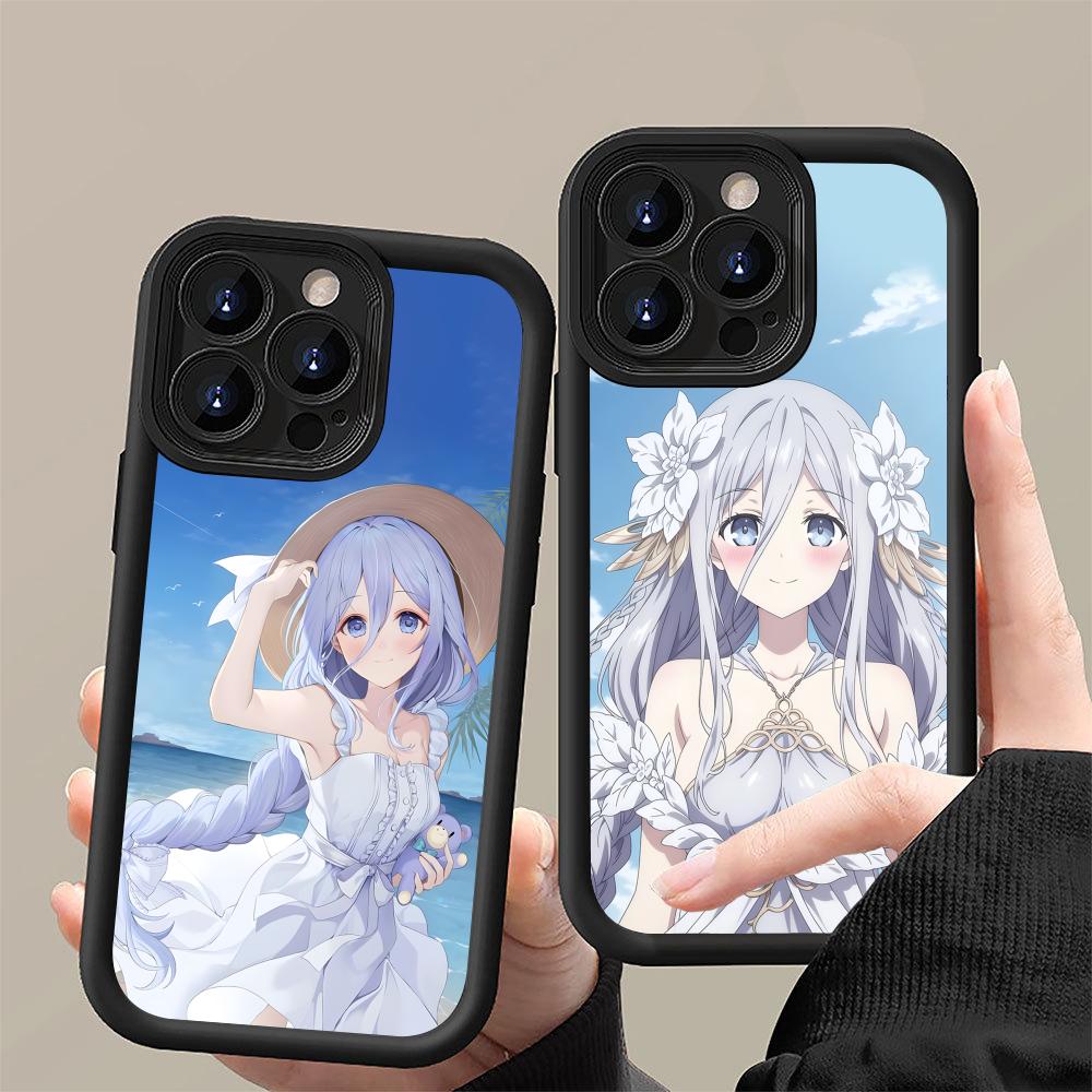 Date a Live Mio Takamiya Phone Case for iPhone 17 16 15 14 13 12 11 Air Pro Max Plus Thicken TPU Colorful Cover Cover Pretty