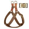 Custom Nylon Buckle Dog Harness Durable Pet Dog Harnesses Reflective Pet Walking Vest Adjustable for Small Medium Large Dogs Pug