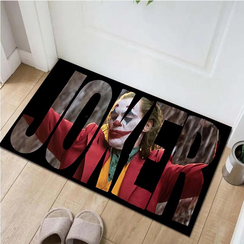

1pc Office Carpet Chair Mats Joker Clown Horror Movie Poster Perfect for Office Chairs, Living Rooms, Or Bedrooms,Polyester Carpet.HDT061 60cm by 90cm
