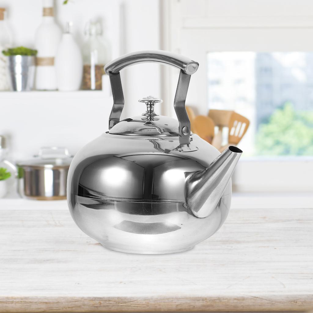 Pot Coffee Cups Teakettle Stainless Steel Stove Teapot For Gas Milk Boiling Home Travel