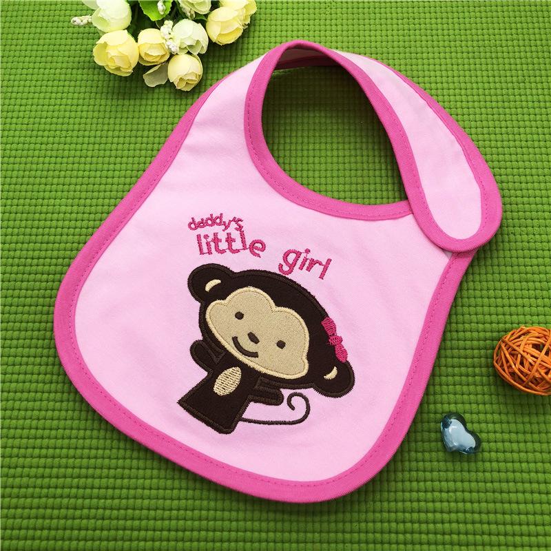 1pc Mix Waterproof Newborn Baby Boys Girls double-sided saliva bib Feeding Bandana Saliva Towel Children cotton Bibs Burp Cloth