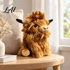 Holiday Gift for Children Highland Cow Plush Toy Soft Stuffed Animal Doll Fluffy Pillow Toddlers Kids Toddlers Cuddly Farm Decor Birthdays Holidays