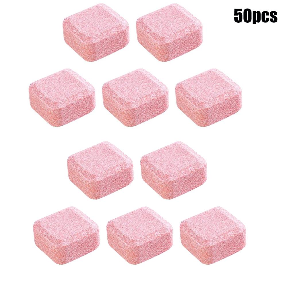 Rosa Automatische Toilettenreiniger-Tabletten, 10/50/100 STÜCK Haushalts-Badreiniger, Brausetablette Entfernt Schnell Urinflecken