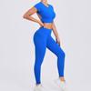 Fitness Suit Women's Fashion Cross Backless Bra Yoga Pants Suit Women's Skinny Running Sportswear Suit Women's