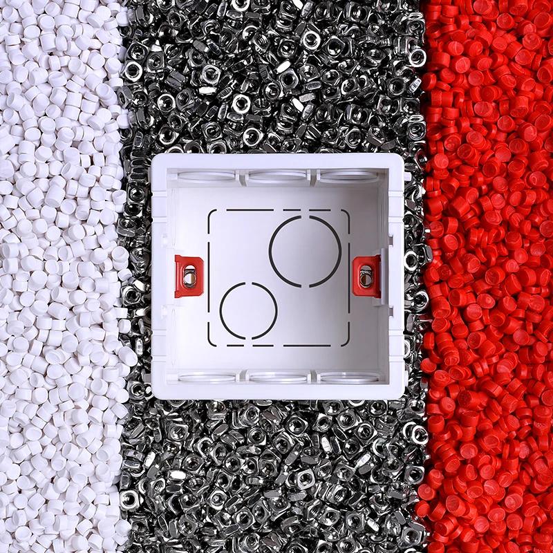 Model 86 General Electric Mounting Box, Switch Socket Junction Box Hidden Inside Mounting Box, Electrical Socket and Accessories