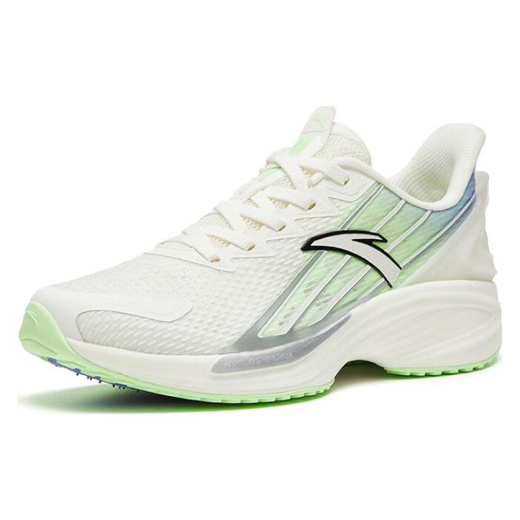 Anta Antelope Run 3 Slip Resistant Abrasion Resistant Low top Running Shoes Women's White Green 122325585-1