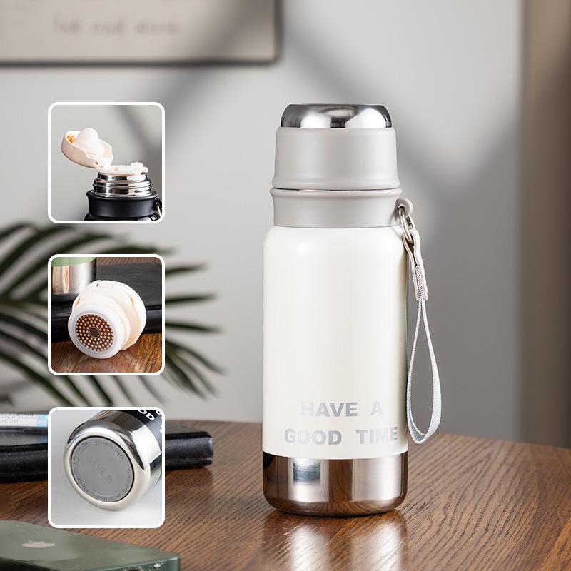 2026 Stylish Thermos Cup: Durable 316 Stainless Steel for Students, Ideal for Tea Brewing