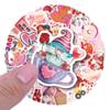 50pcs Valentine'S Day Stickers,l Waterproof Romantic Stickers for Laptops, Gifts and Valentine'S Day Wall, Window Decorations