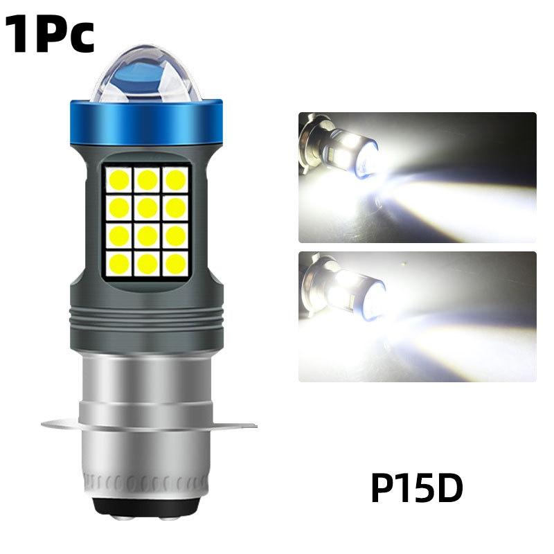 1/2Pcs 120W H4 LED Light For Motorcycle 360° Super Bright Mini Driving Light H4 H6 T19 P15D Headlight