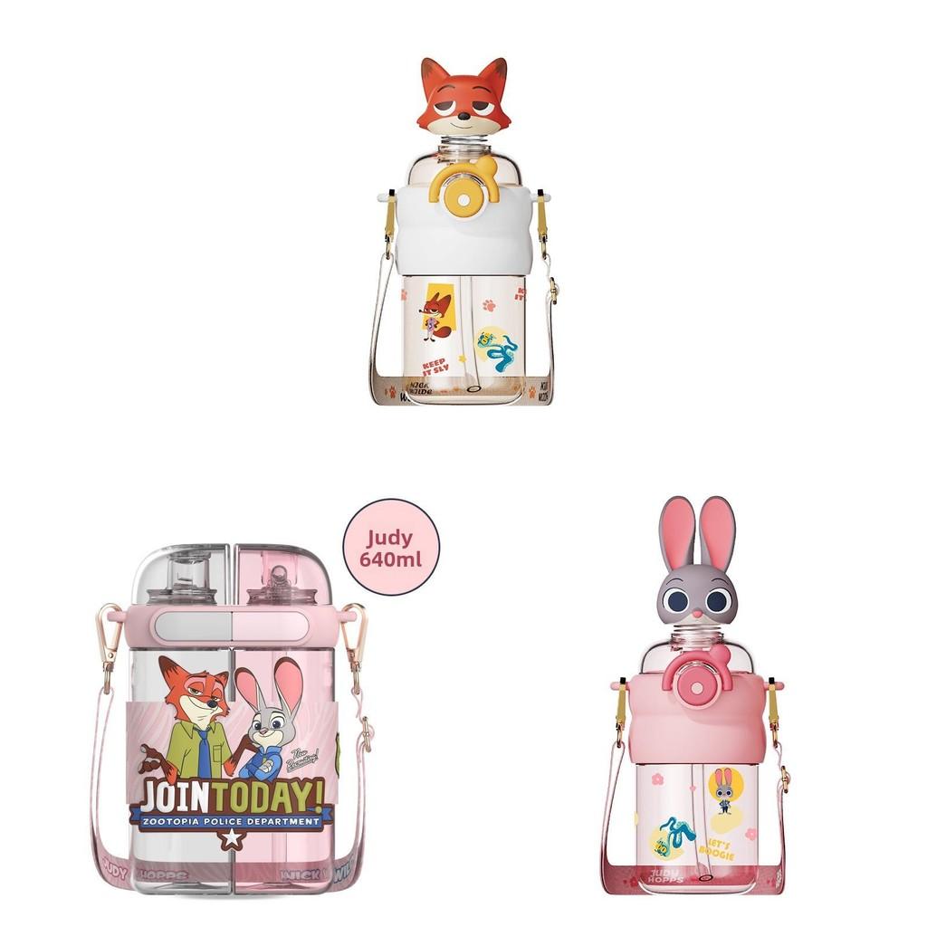 Zootopia Kids Straw Cup With Tritan Material For Summer Travel And Hot Temperature Use