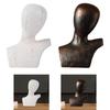 Bust Sculpture Table Centerpieces Head Resin Statue Abstract Human Figurine for Drawer Housewarming Study Room Office Studio