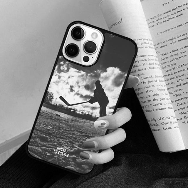 Hockey Mom Like A Normal Only Awesome Phone Case Back Cover for iPhone 17 Air 16 15 14 13 11 12 Pro Max Plus