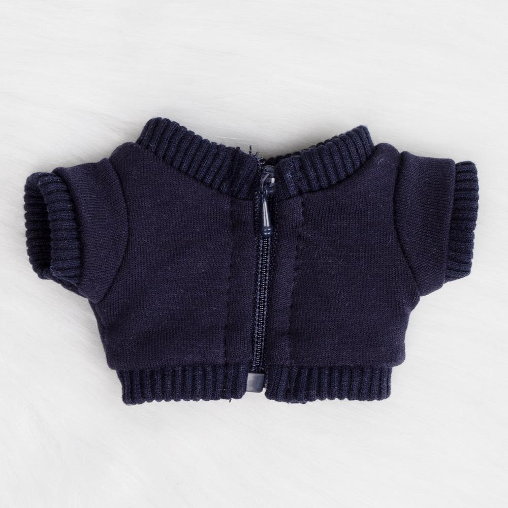 17cm Labubu Macaron Hoodie Puppenkleidung (Ohne Hut, mit Reißverschluss) – Anpassbares Muster