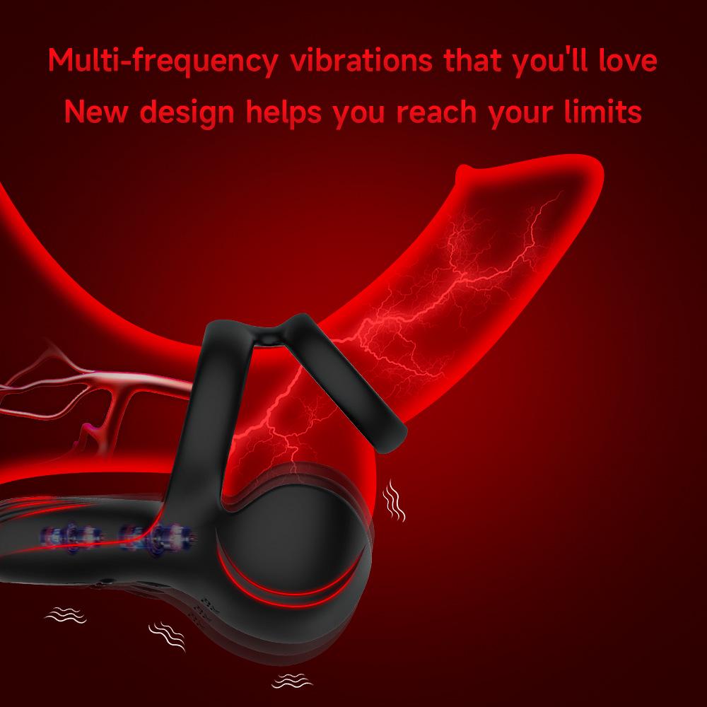 Perona Upgraded Vibrating Male Masturbation Ring - Rechargeable and Explosive!