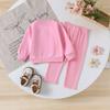 Kids Casual Long-Sleeve Set, Comfortable Daily Wear Outfits