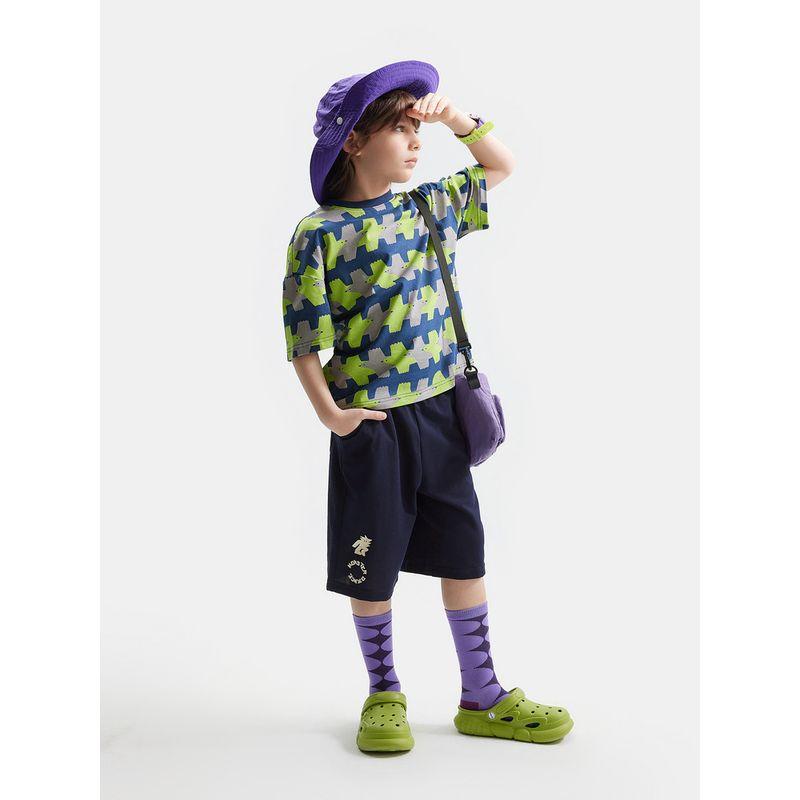 [Monster Series] Mqd Children's Clothing Boys' Short-Sleeved T-Shirt Pure Cotton Printed Bottoming Shirt Summer New Children's Top