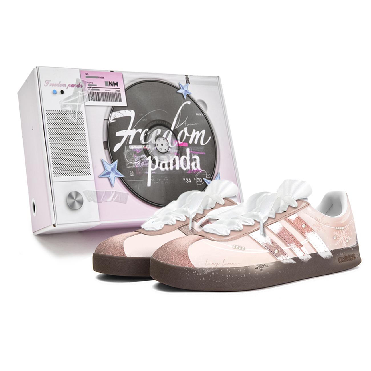 

Adidas Neo VL Court 2.0 Freedom Panda, Box, Falling Snow Cushioning Low top Skateboard Shoes Unisex ID6015(Team202-S-BOX) 43⅓