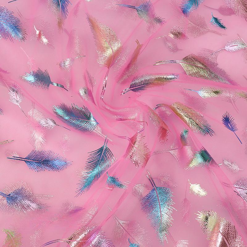 100x150cm Fancy Feather Butterfly Gauze Wedding Dress Shampooy Skirt Gauze Stage Costume Fabric Background Decorative Foil Gauze