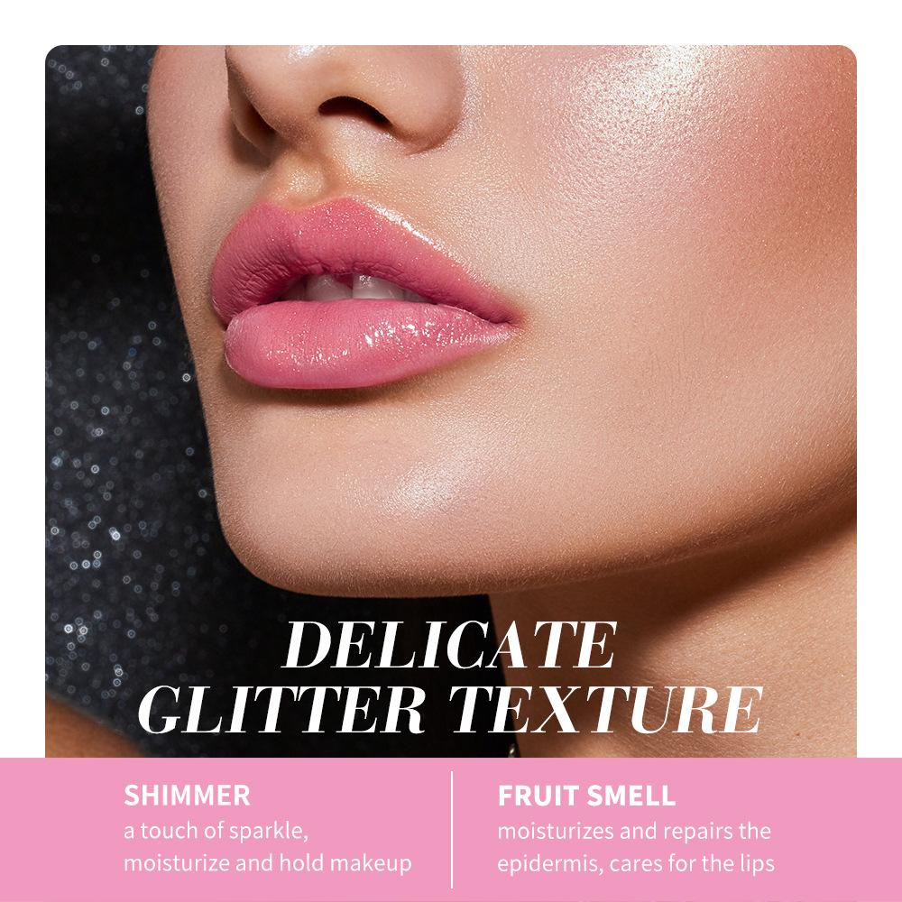 Feuchtigkeitsspendender und pflegender Lippenstift, fruchtiger Lippen-Gloss, langanhaltende Feuchtigkeit, temperaturverändernder Lippen-Glanz, Spiegeleffekt, wässriges Lippenöl
