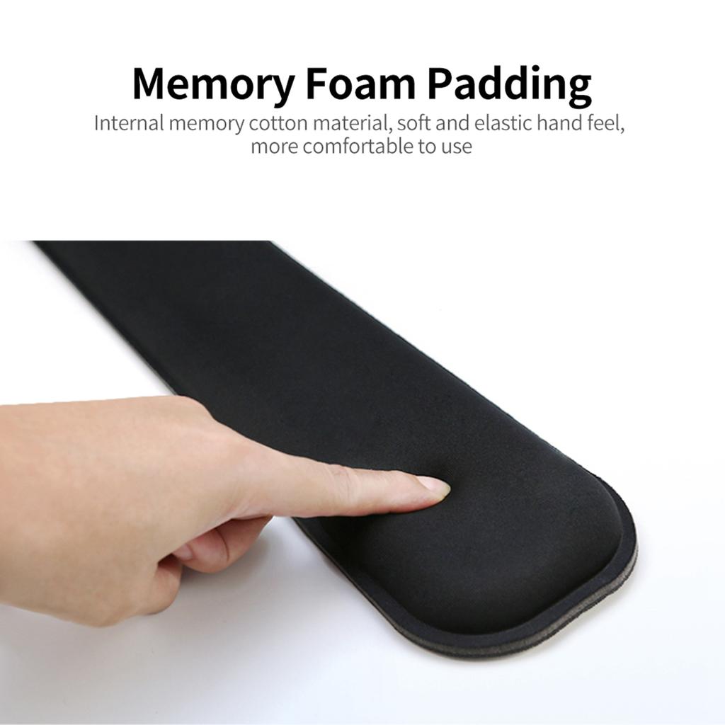 Keyboard Hand Rest Memory Foam Ergonomic Design Office Gaming Computer Keyboard Wrist Rest