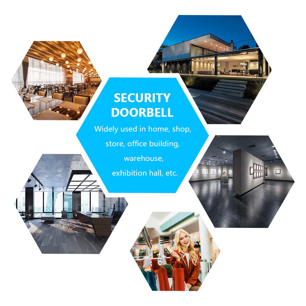 Wireless Video Doorbell 720P Visual Real time Intercom Wi Fi Video Bell PIR Detection Night Vision 2 Way Talk Home