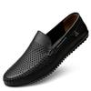 Round Toe Non Slip Man Casual Shoe Slip-on Soft Sale Cowhide Classic Original Common Retro New In Social Leather Shoes for Men