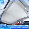 Sunshades For Model 3 Sunroof Highland 2025 Model Y 2020-26 Ice Cloth Buckle Sun Pare Glass Front Rear Skylight Accessory