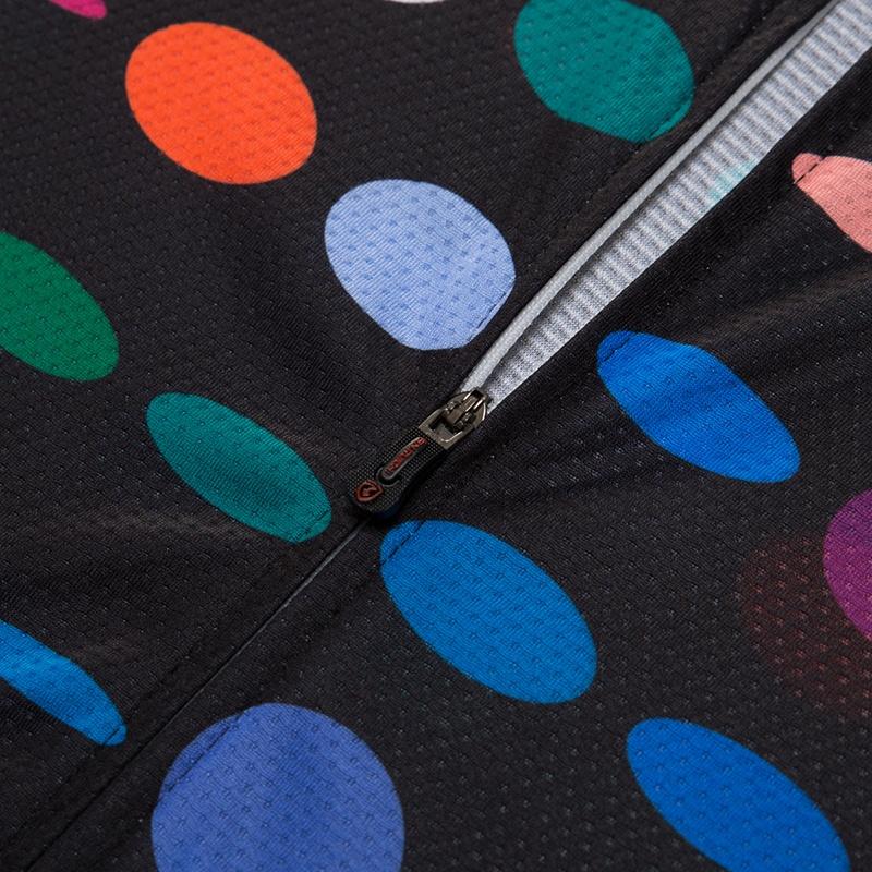 Summer Short Riding Bicycle Cycling Clothing Set Polka Dot Men/Women Sport Jerseys Suits